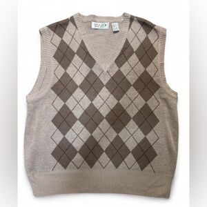 Argyle Sweater Vest XL (see measurements to assure fit).SKU1